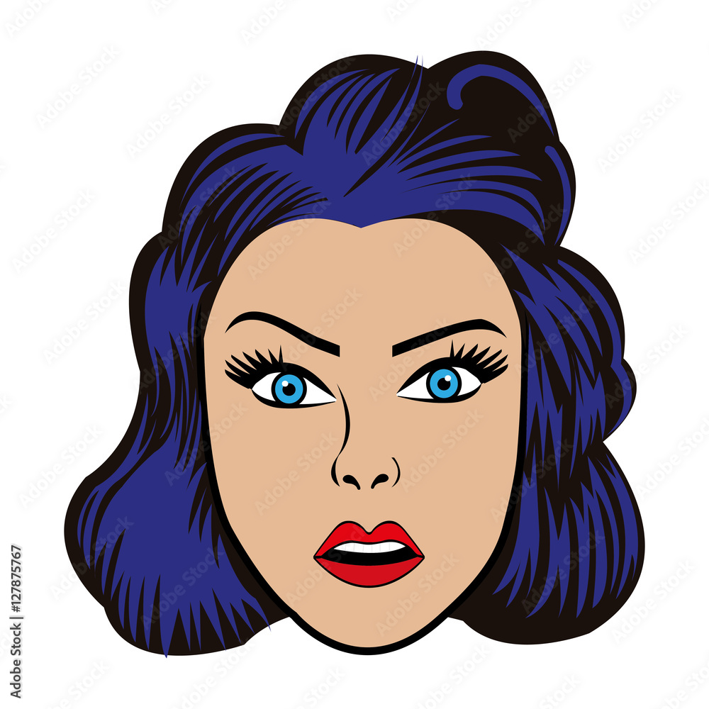woman character pop art style vector illustration design woman character pop art style vector illustration design