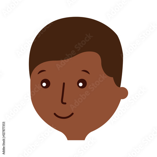 young man avatar character vector illustration design