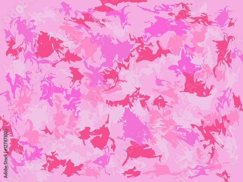 Folhas rosas abstratas espalhadas