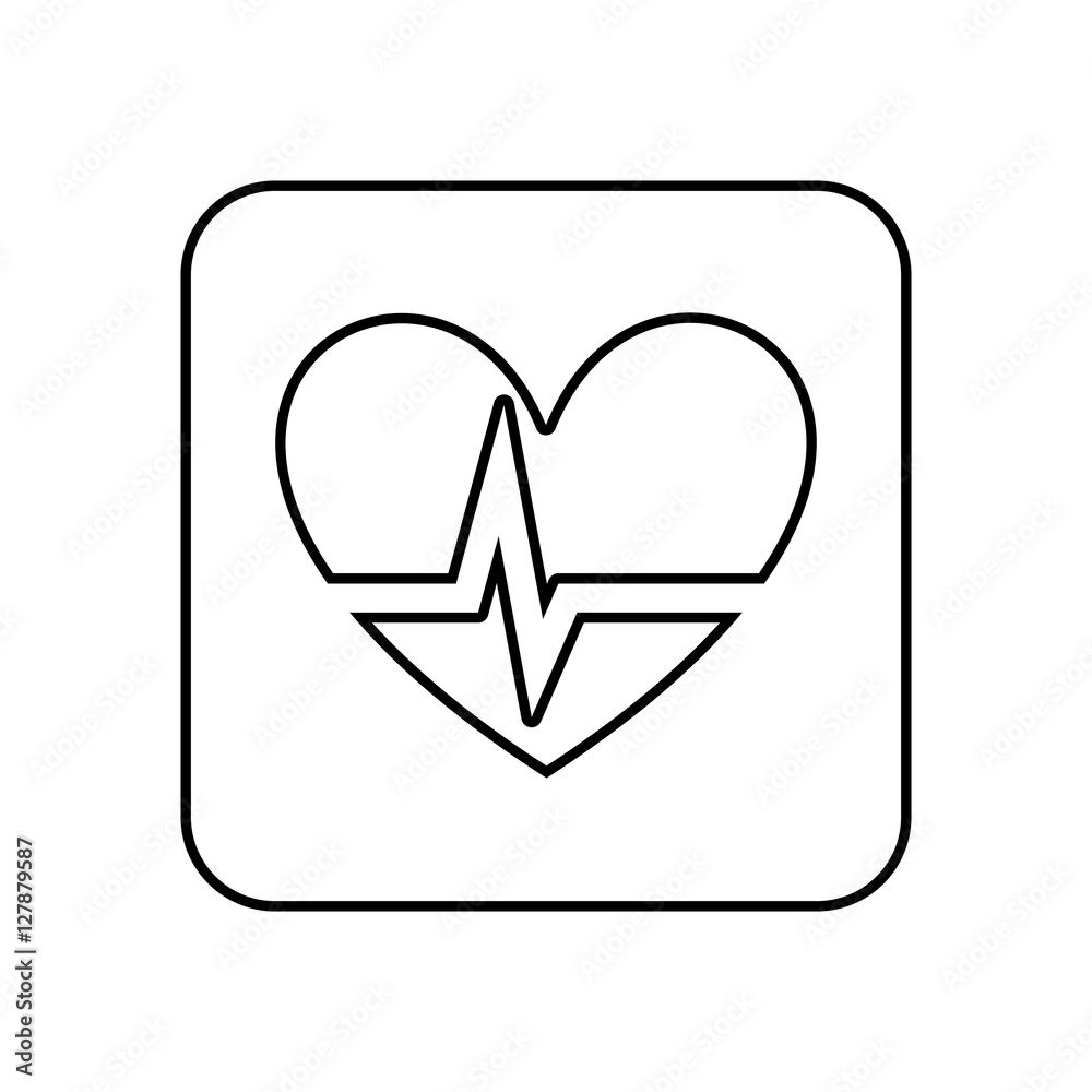 heart cardio isolated icon vector illustration design heart cardio isolated icon vector illustration design