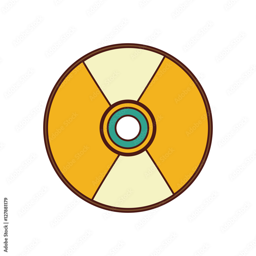 compact disk audio device icon vector illustration design compact disk audio device icon vector illustration design