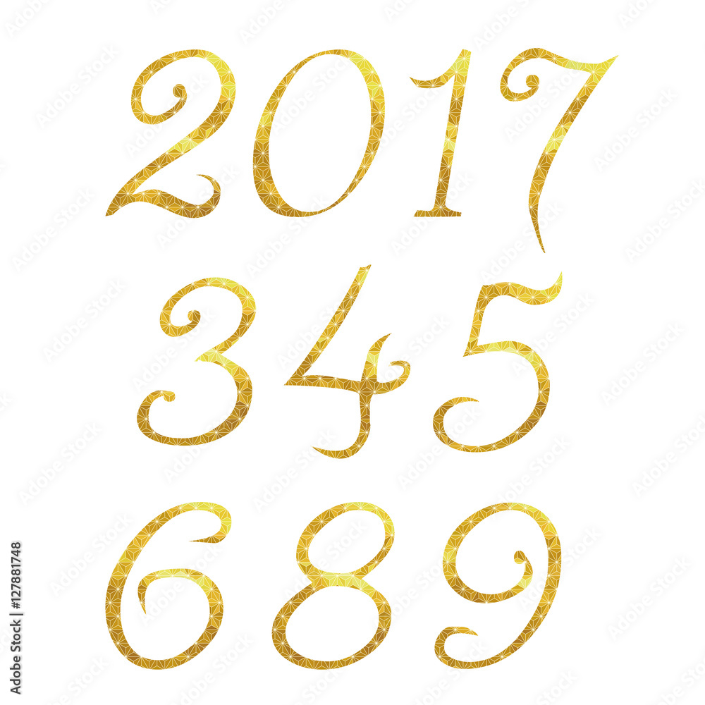 2017 numbers design 2017 numbers design