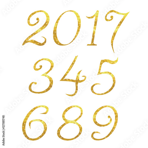 2017 numbers design