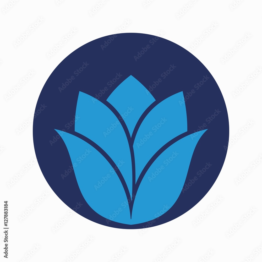 Tulip logo design, tulip vector, tuli design