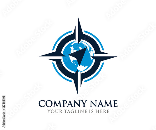 Adventure Compass Earth Globe Needle Guide Circle Icon Logo Design Stock Vector Adobe Stock Adventure Compass Earth Globe Needle Guide Circle Icon Logo Design Stock Vector Adobe Stock