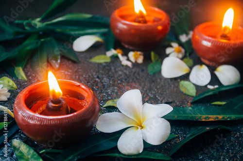 Candle light in nature