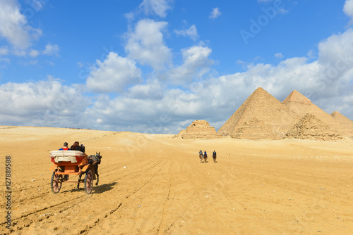Giza Pyramids in Cairo - Egypt
