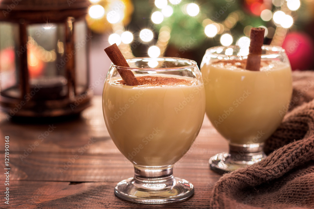Homemade Eggnog With Cinamon and Nutmeg Homemade Eggnog With Cinamon and Nutmeg