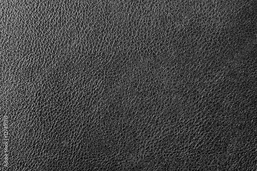 Black leather texture or leather background. Leather sheet for making leather bag, leather jacket, furniture and other. Abstract leather pattern for design with copy space for text or image.