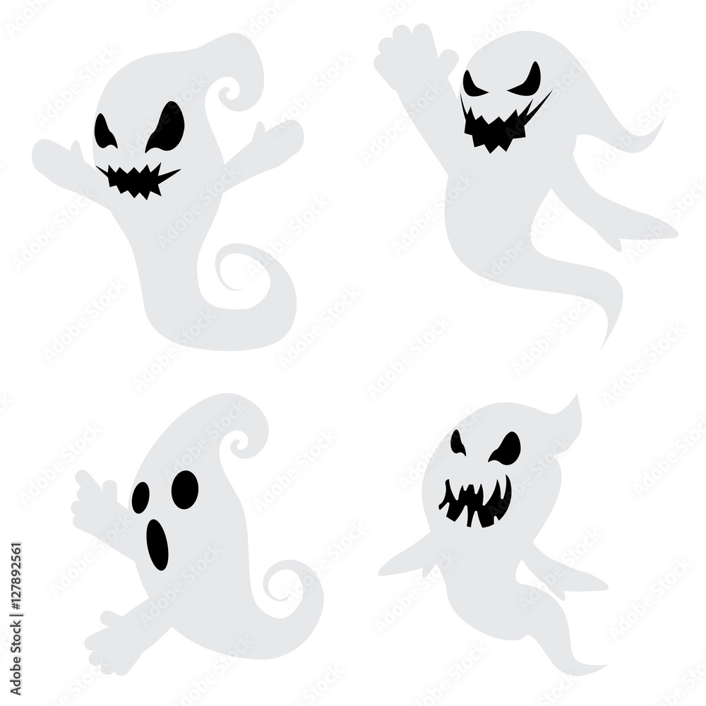 Simple Spooky Ghosts Simple Spooky Ghosts