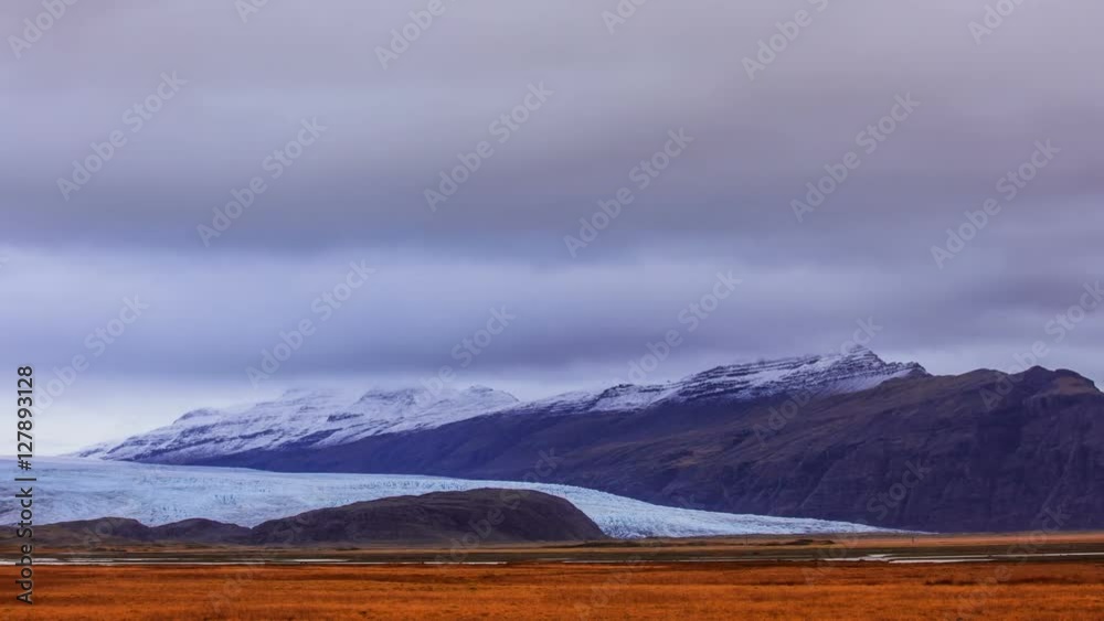 Time Lapse - Cloudscape over Snowcapped Mountains Time Lapse - Cloudscape over Snowcapped Mountains