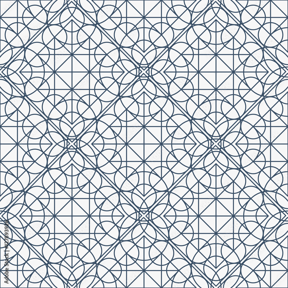 Fototapeta premium Vector Geometry Seamless Pattern