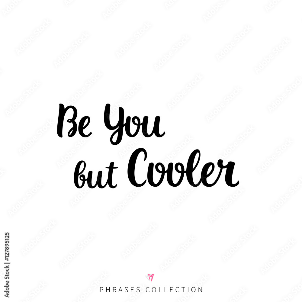 Vector hand drawn lettering poster Vector hand drawn lettering poster
