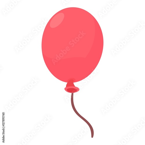 Balloon icon. Cartoon illustration of balloon vector icon for web