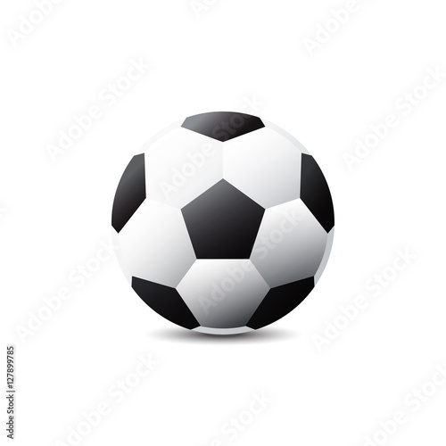 Soccer ball or football Vector isolated on white background, vec