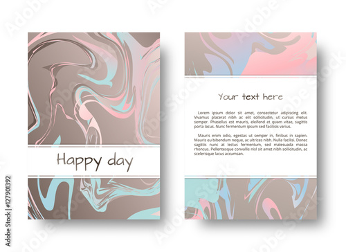 Marble stone texture. Marbling ink. Art deco pattern. Hipster fashion. Graphic vector. Set for cover, flyers, leaflets, promotional offers, banners, brochures, booklets.
