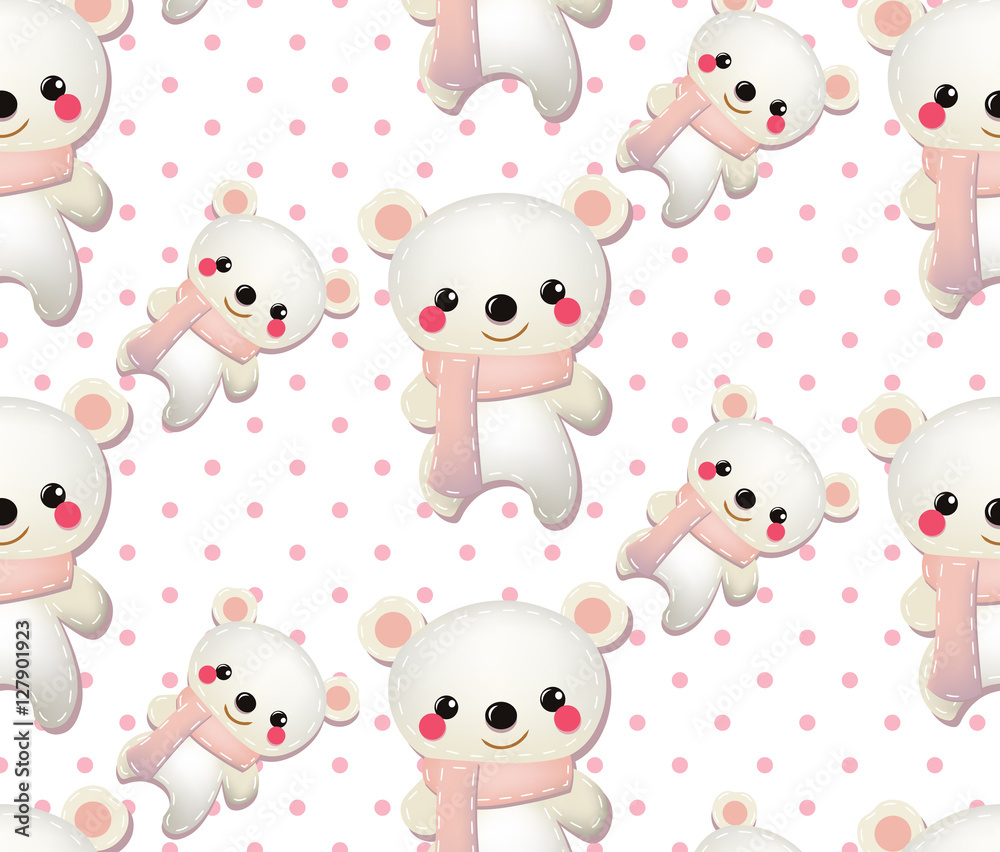 Cute bear pattern Cute bear pattern