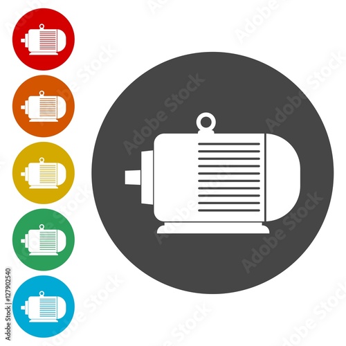 Electric motor icon 