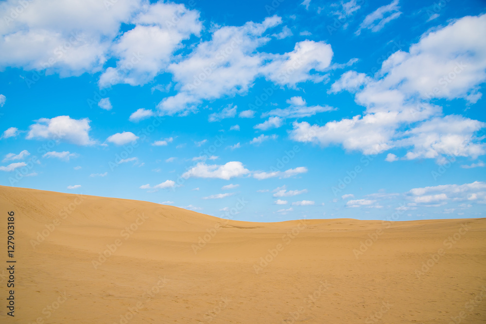 Tottori sand dune in autumn, Japan Tottori sand dune in autumn, Japan