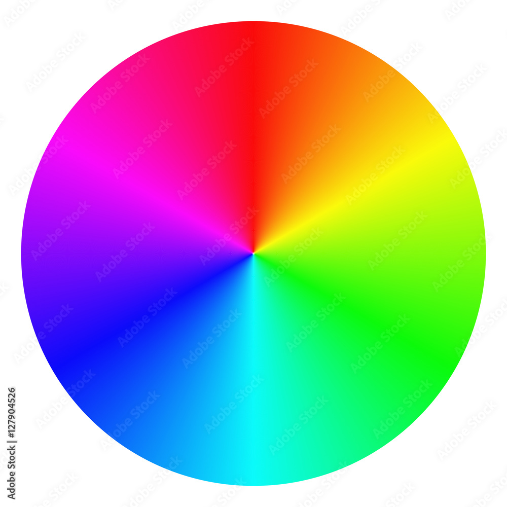 Obraz premium Gradient rainbow circle design