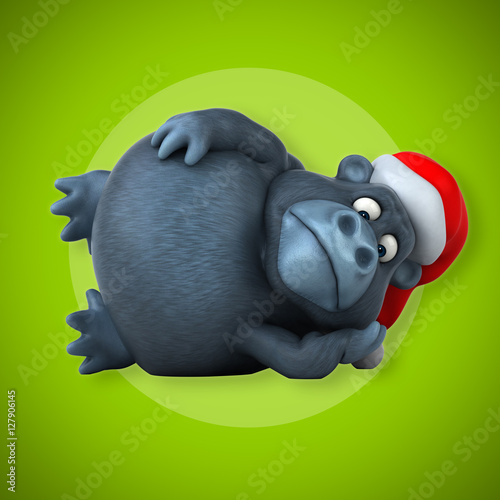 Fun gorilla - 3D Illustration