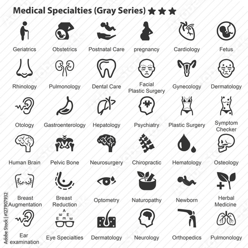 Medical Specialties  Gray Series 