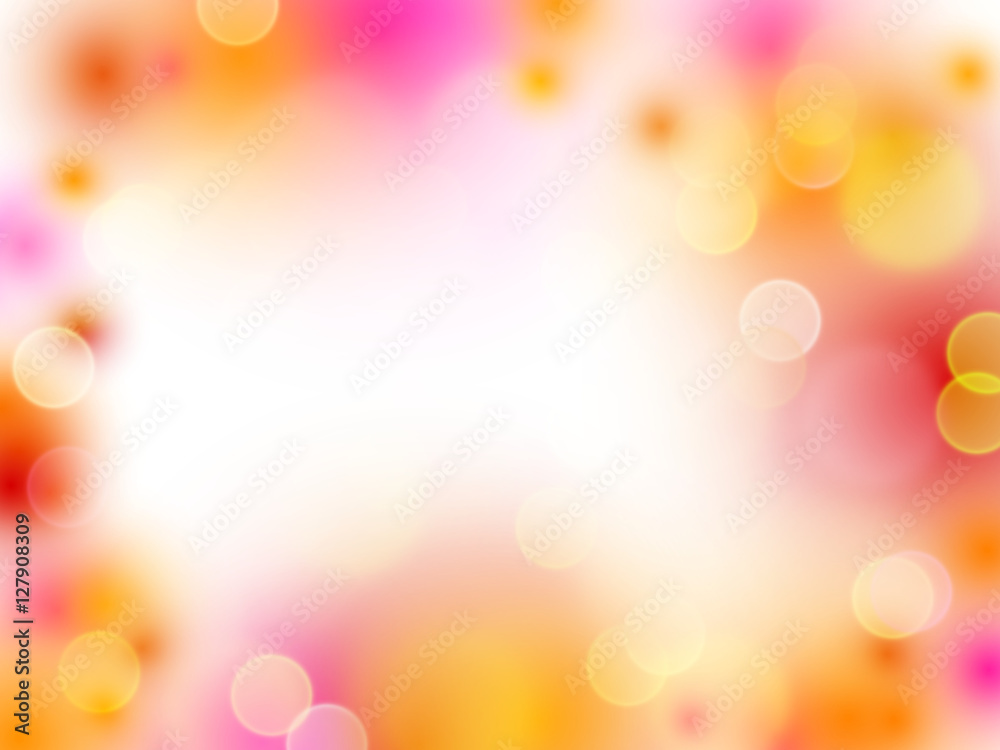 dreamy bokeh effects in shades of pink, yellow, white and orange dreamy bokeh effects in shades of pink, yellow, white and orange