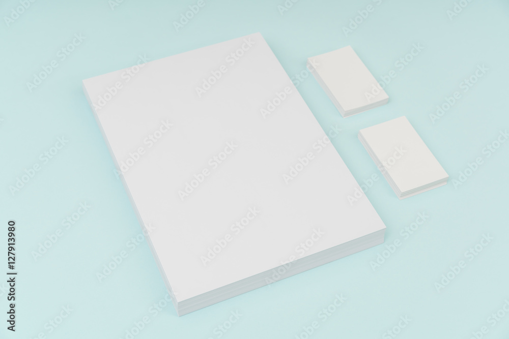 Blank flyer poster, brochure mockup,A4, US-Letter, with business Blank flyer poster, brochure mockup,A4, US-Letter, with business