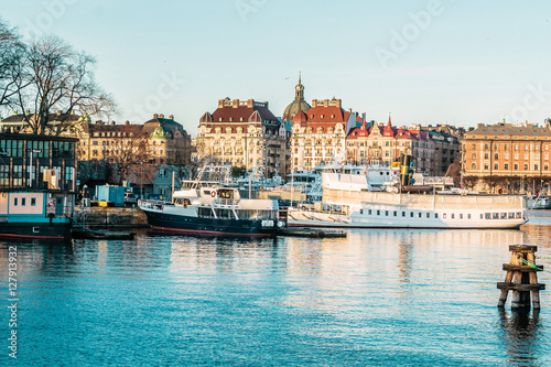 Boats and Buildings of Stockholm, Sweden © lucasinacio.com