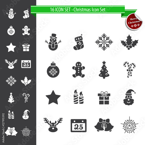 Christmas Icon Set - 16 ICON SET