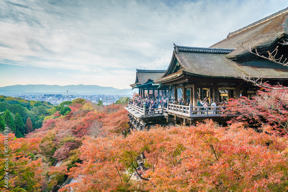 Beautiful Architecture in Kiyomizu-dera Temple Kyoto, Japan Beautiful Architecture in Kiyomizu-dera Temple Kyoto, Japan