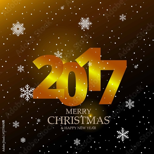New Year greeting vector graphics