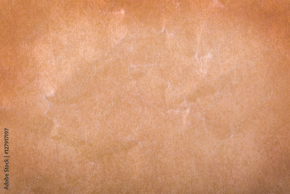 Fototapeta premium yellow Beige crumpled paper for background