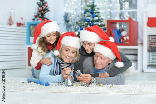 Family premaring for Christmas 
