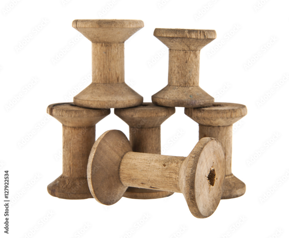wooden spools of thread wooden spools of thread