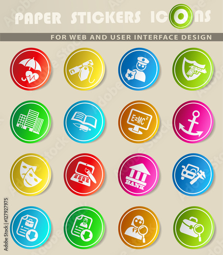 job search icon set