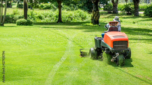 Obraz na płótnie mowers w salonie
