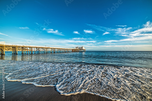 Foto Malibu pier at sunset