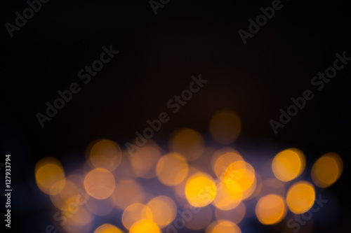 orange bokeh of Christmas light © prokop.photo