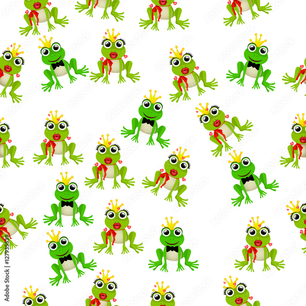 Fototapeta premium frog prince or princess