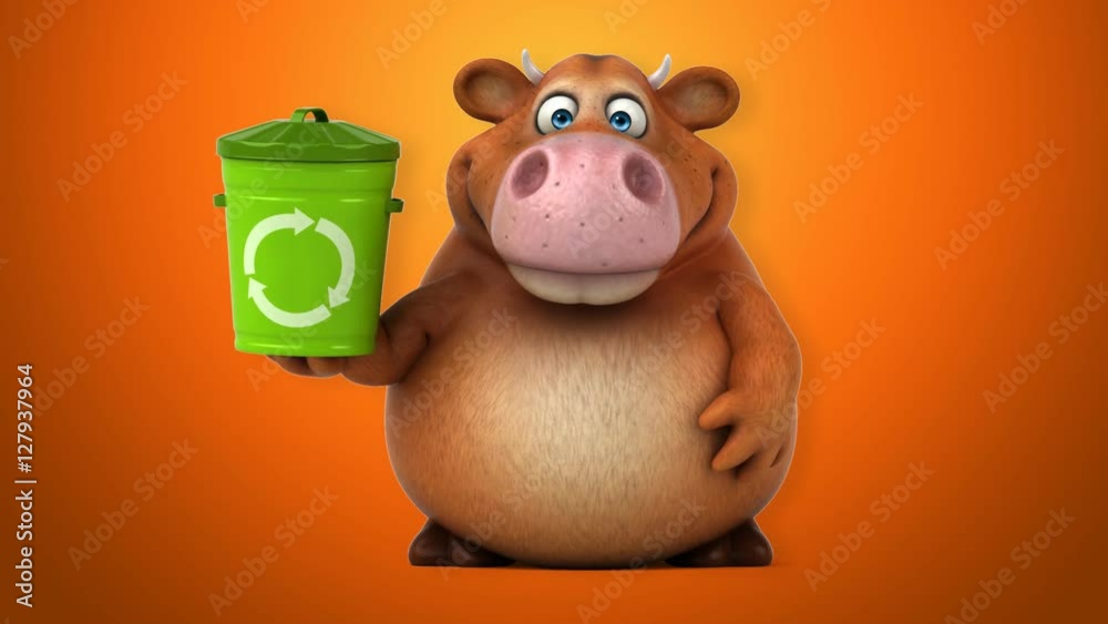 Fun cow - 3D Animation