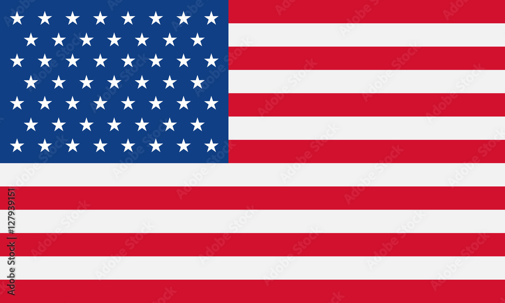 United State of America flag. Vector illustration. United State of America flag. Vector illustration.