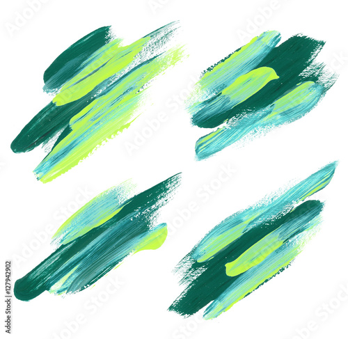 Green oil paint background....