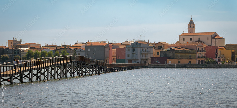 Lesina high definition scenic view with the sea (Puglia, Italy)