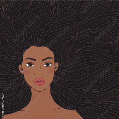 African beauty girl