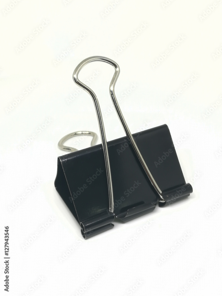 Black paper clip Black paper clip