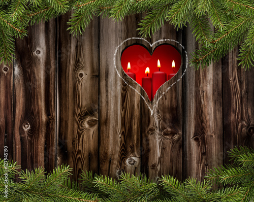 Blick ins Weihnachtszimmer