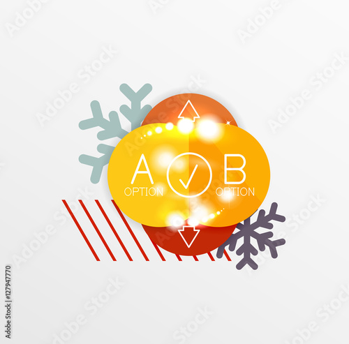 Christmas sale stickers with sample promo text