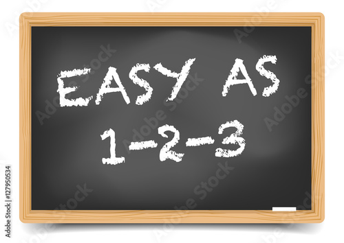 Blackboard Easy As 123