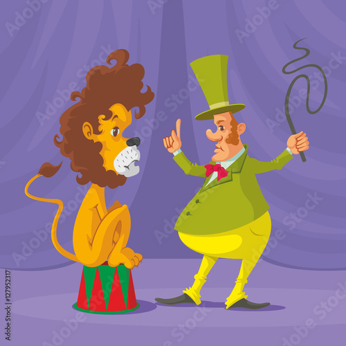 lion and tamer